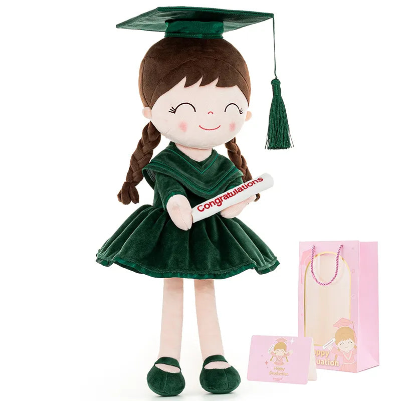 🎓Class of 2026 Graduation Doll – 16” Soft Plush Keepsake Gift with Gift Bag