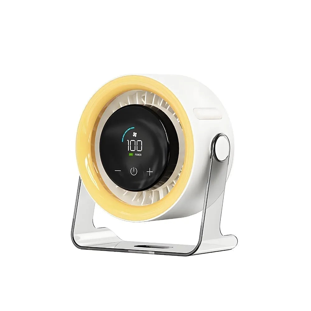 Battery Powered Quiet Desk Fan - Adjustable Head