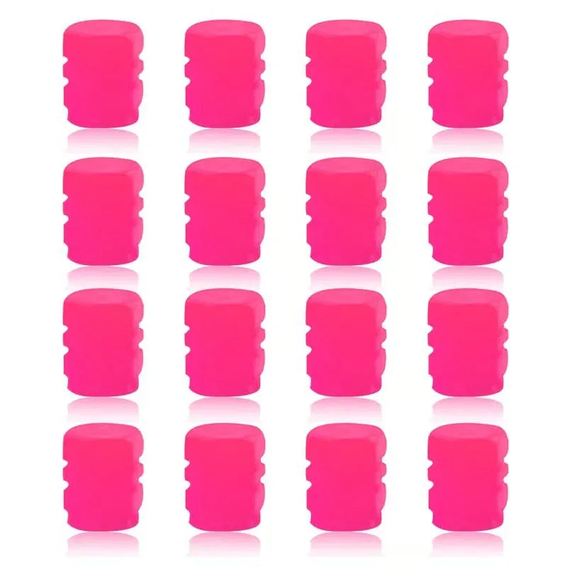 Universal Fluorescent Tire Valve Caps (4 PCS/Set)
