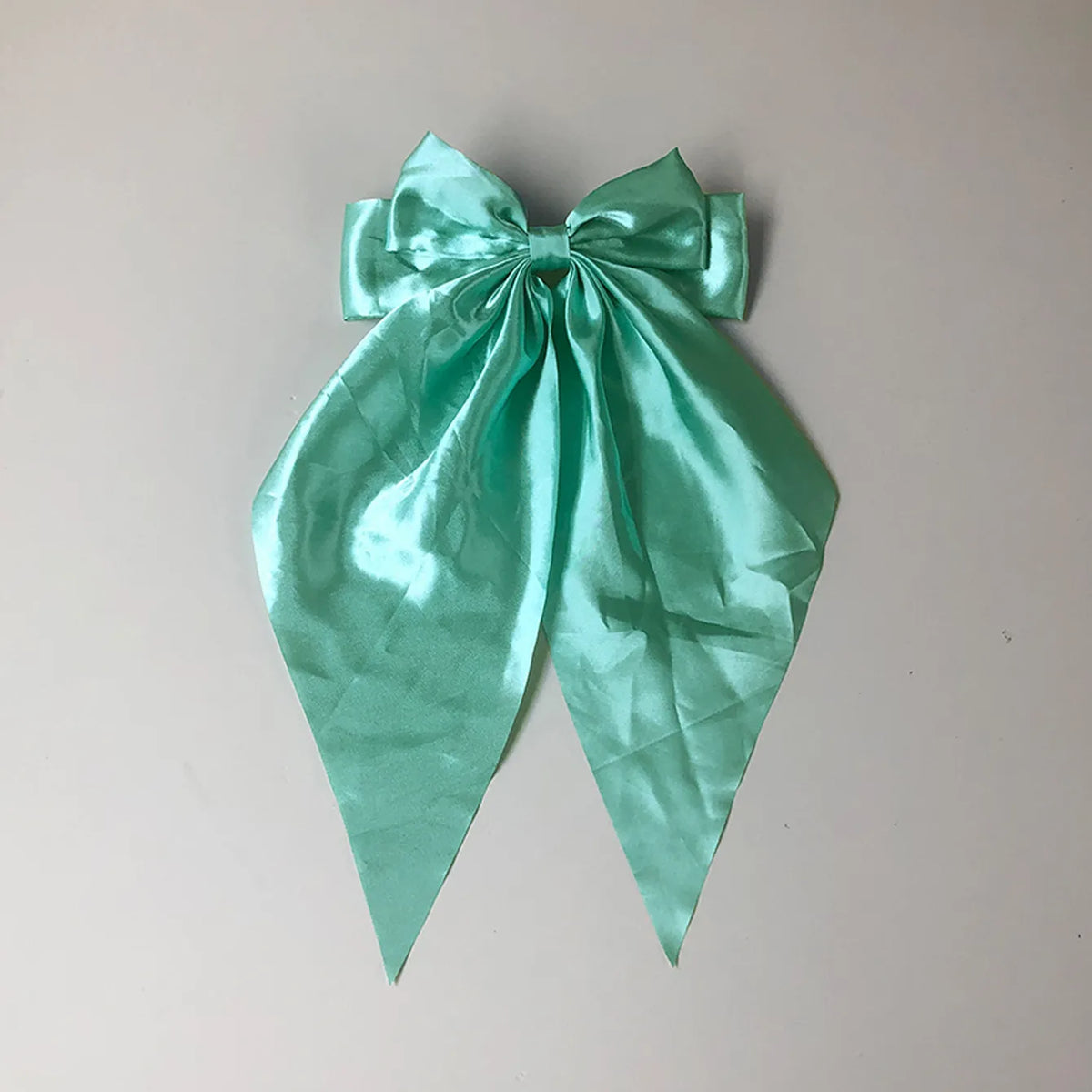 💥Flash Sale🔥Large Bow Hair Clip for Women – Wedding & Everyday Ponytail Accessory with Long Tail