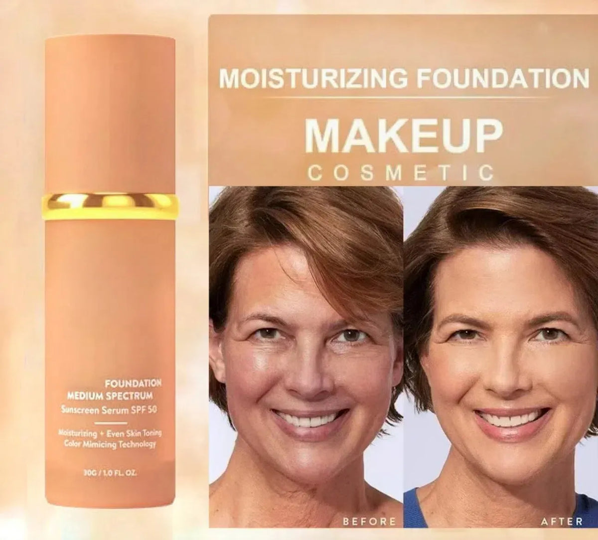🔥🎁 Foundation 4 in 1 - Light Spectrum