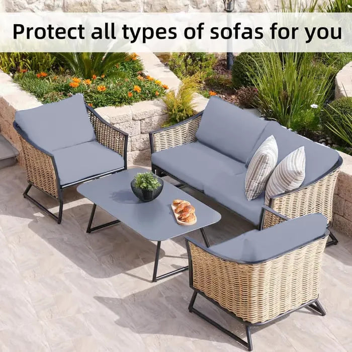 Stretch Sofa Cushion Covers Set (4 / 8 / 12/ 16 PCS)