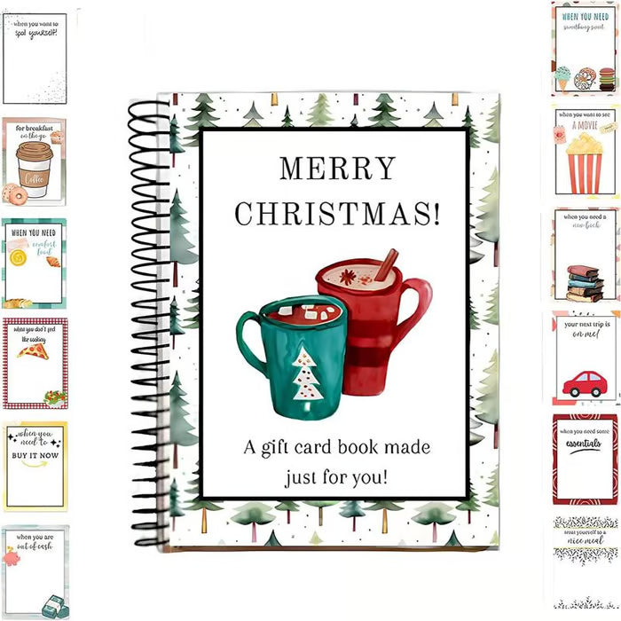 ✨🎁DIY Spiral Bound Christmas Gift Card Album Book