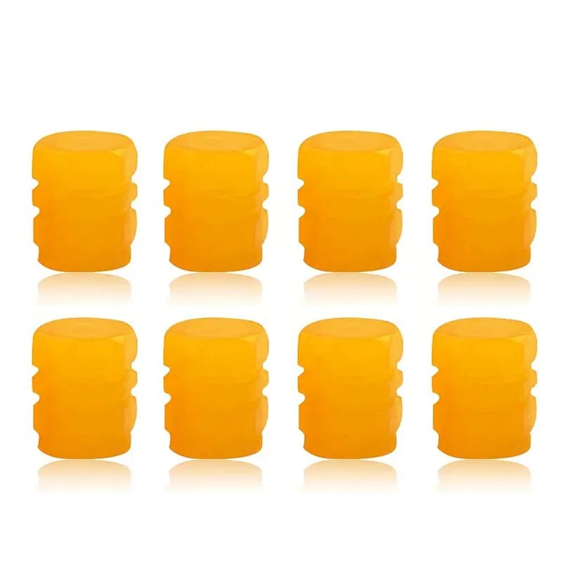 Universal Fluorescent Tire Valve Caps (4 PCS/Set)