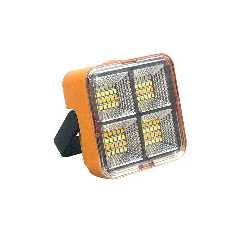 Solar Rechargeable Multifunctional Flashlight