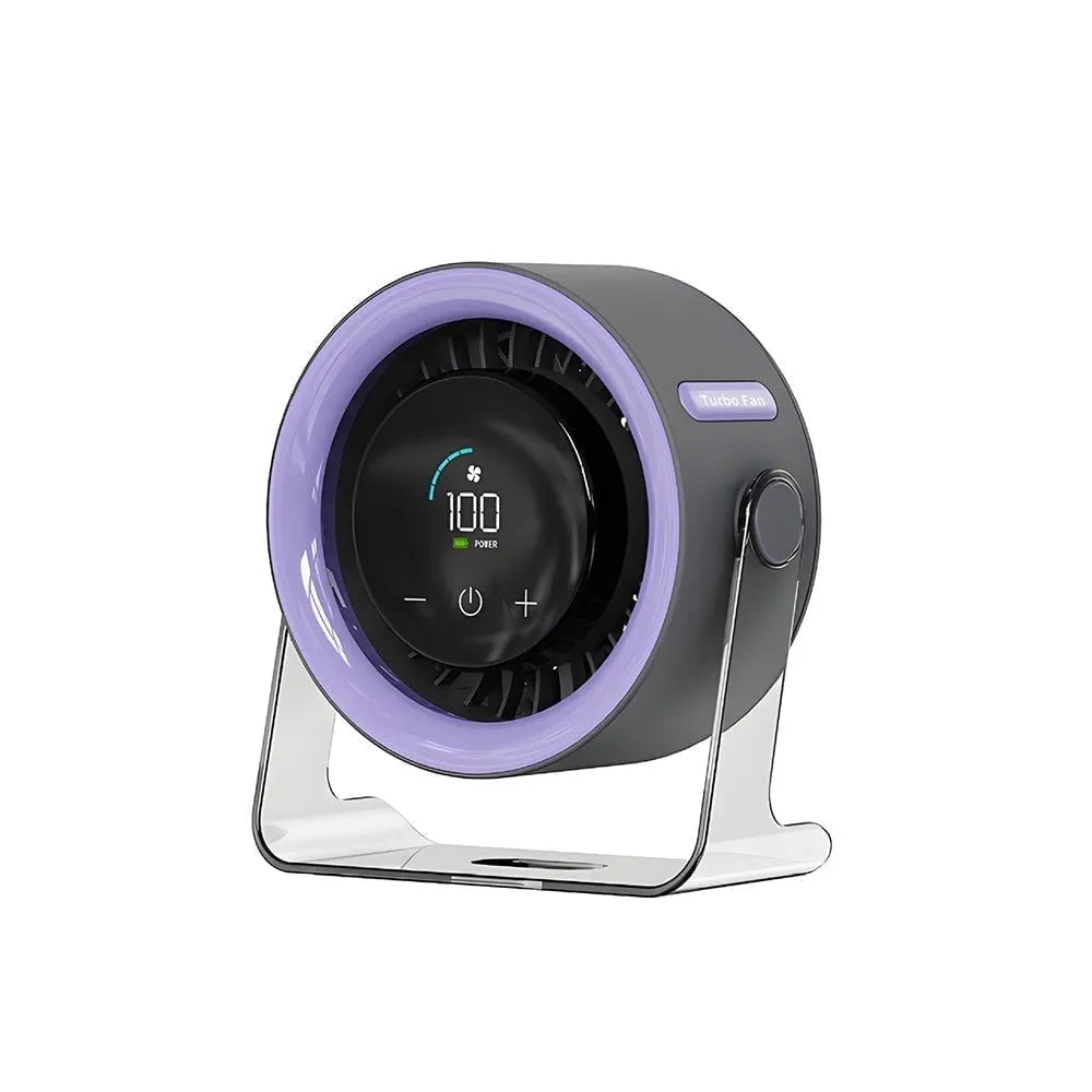 Battery Powered Quiet Desk Fan - Adjustable Head