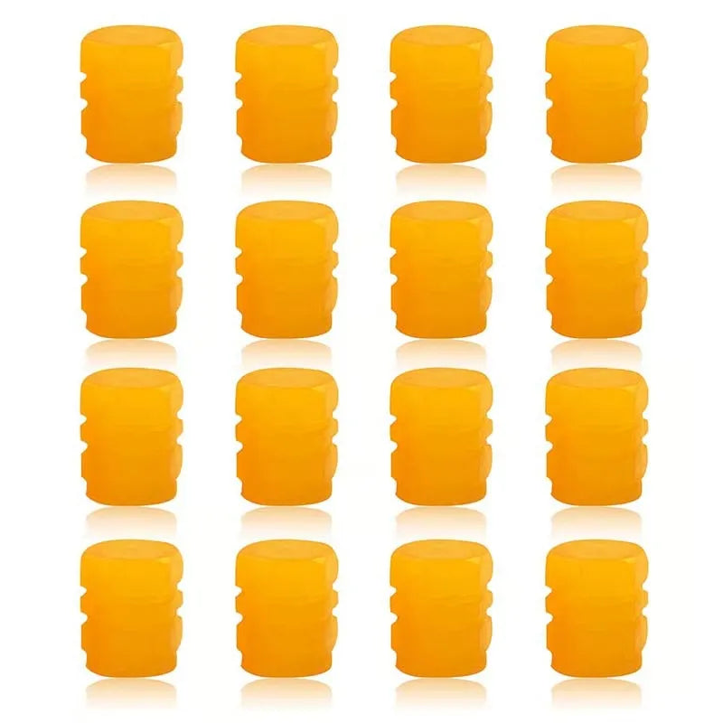 Universal Fluorescent Tire Valve Caps (4 PCS/Set)