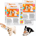 Interactive pet newspaper toy