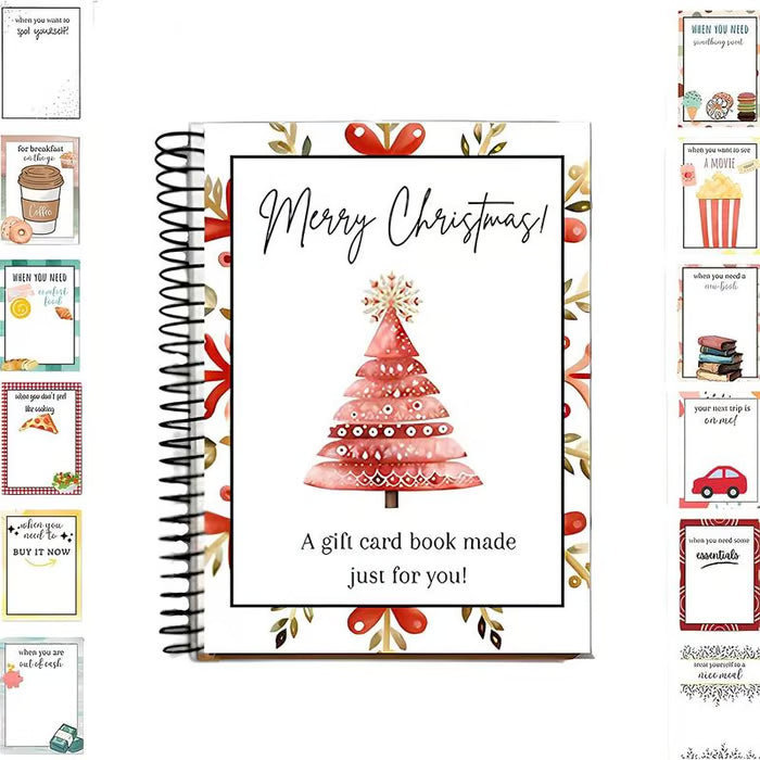 ✨🎁DIY Spiral Bound Christmas Gift Card Album Book