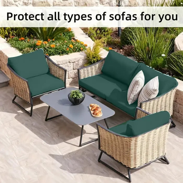 Stretch Sofa Cushion Covers Set (4 / 8 / 12/ 16 PCS)