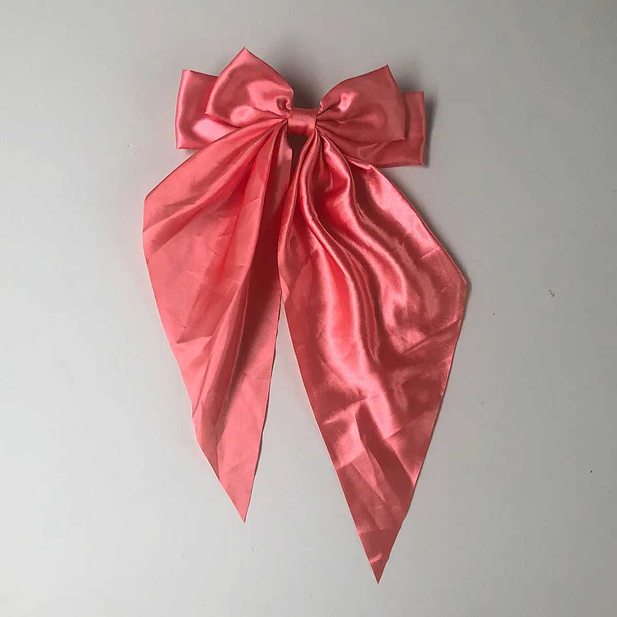 💥Flash Sale🔥Large Bow Hair Clip for Women – Wedding & Everyday Ponytail Accessory with Long Tail