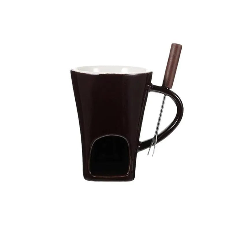 Multi-Functional Ceramic Fondue Mug