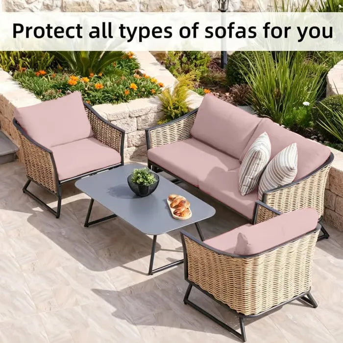 Stretch Sofa Cushion Covers Set (4 / 8 / 12/ 16 PCS)