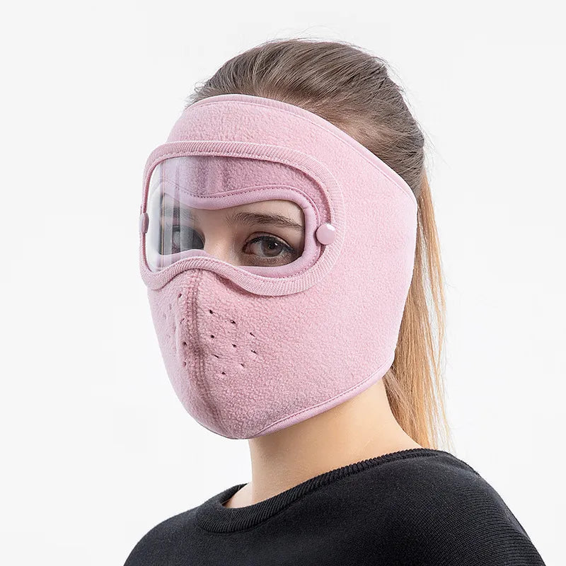 ❄💝Winter warm fleece windproof high-definition goggles