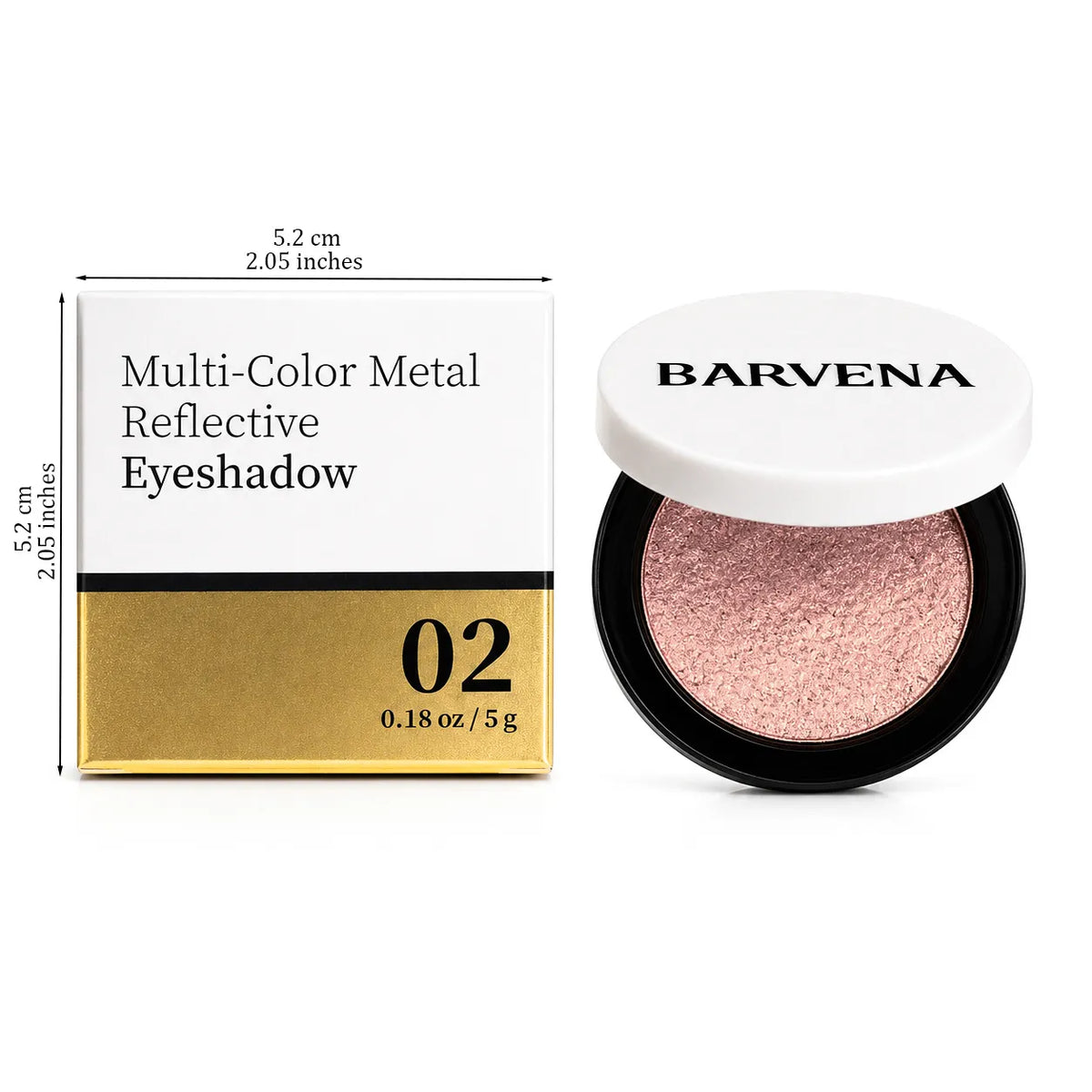 🎨💫 Multi-color metallic eyeshadow: shimmery, buildable metallic eyeshadow