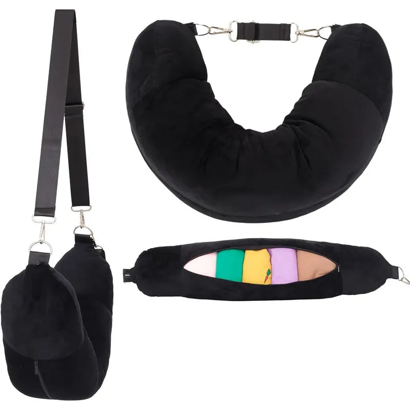 🏆Flash Sale⚡ 50K+ SOLD! Almost Gone💥Stuffable Travel Neck Pillow