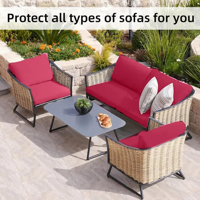 Stretch Sofa Cushion Covers Set (4 / 8 / 12/ 16 PCS)
