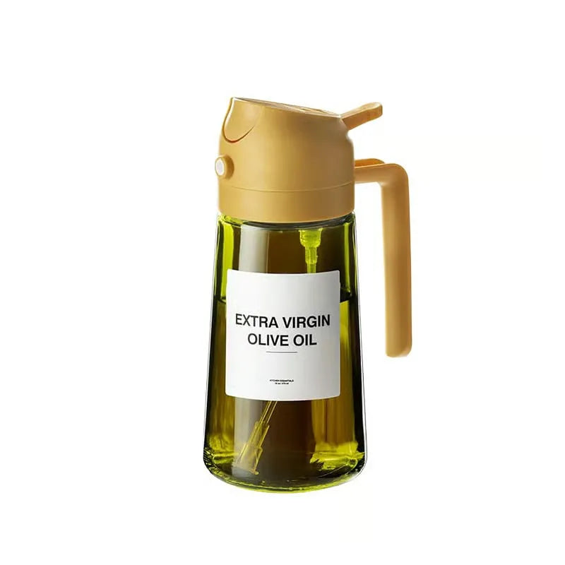 2-in-1 Glass Oil Spray and Pour Bottle