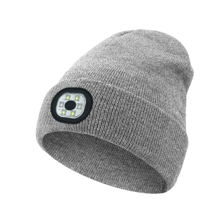 🎄LED illuminated headlamp for knitted hats