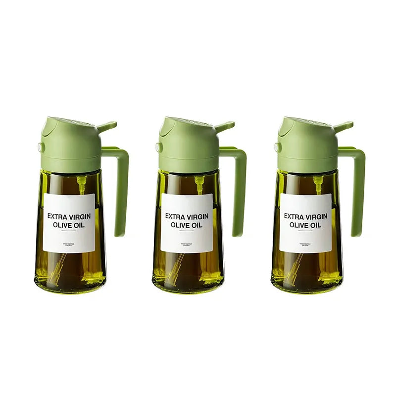 2-in-1 Glass Oil Spray and Pour Bottle