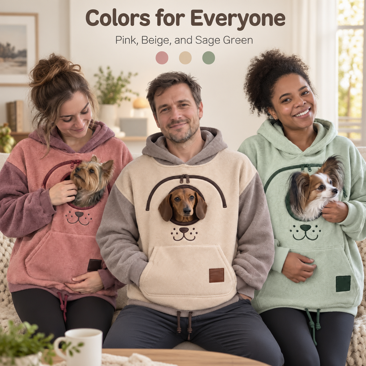 Pet Comfortable Suspender Hoodie