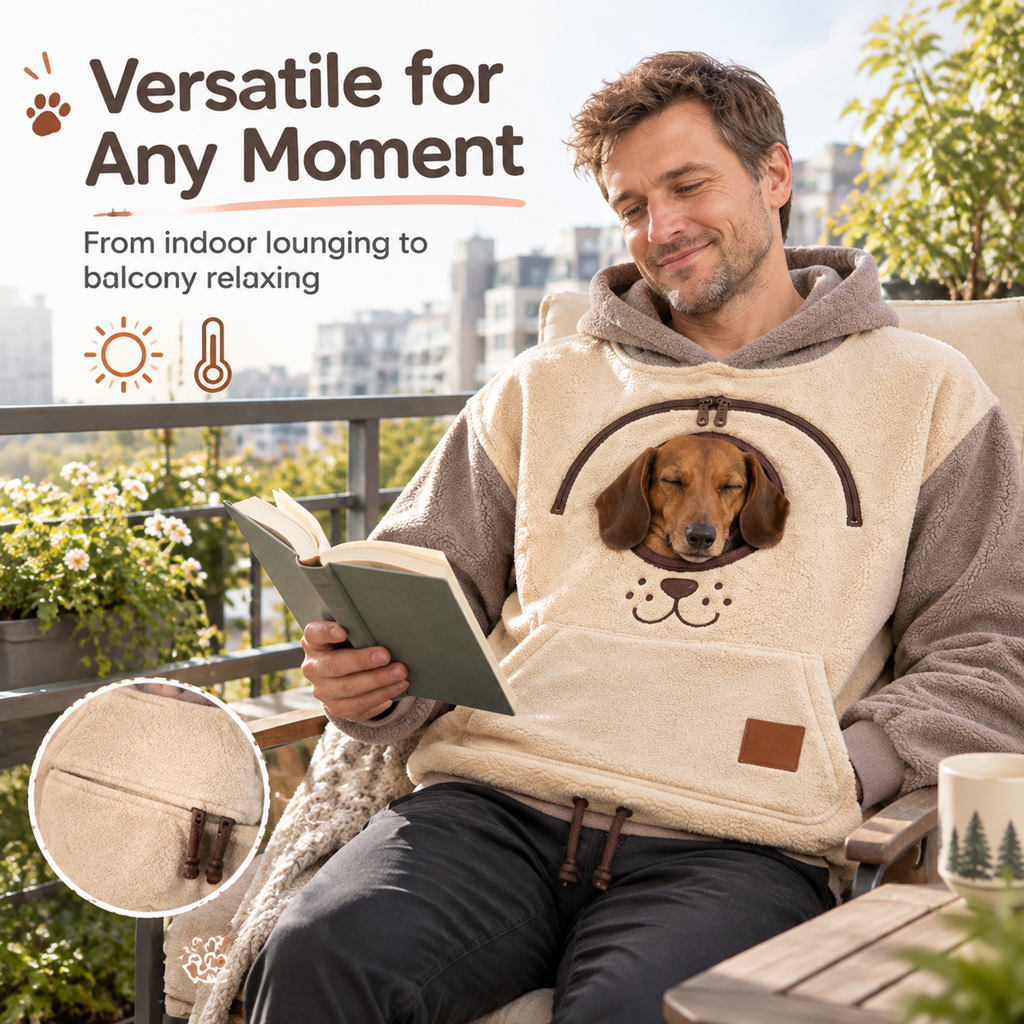 Pet Comfortable Suspender Hoodie