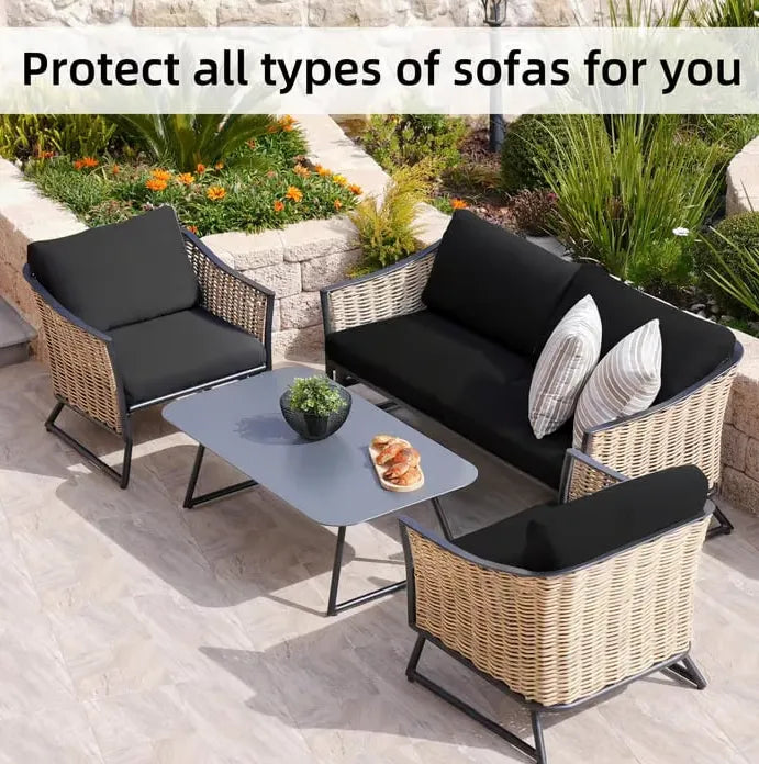 Stretch Sofa Cushion Covers Set (4 / 8 / 12/ 16 PCS)