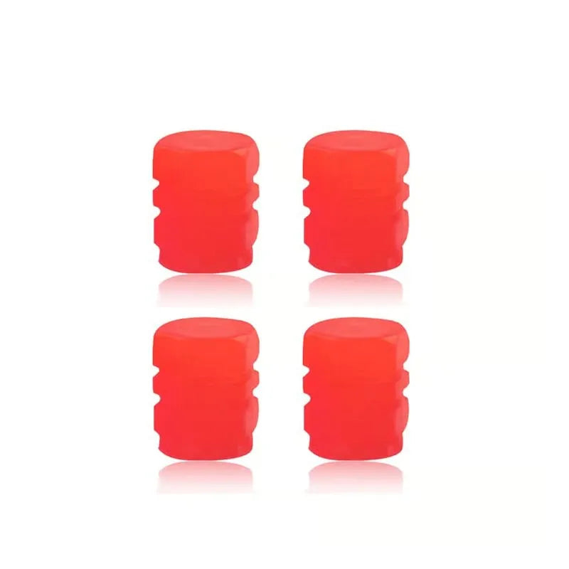 Universal Fluorescent Tire Valve Caps (4 PCS/Set)
