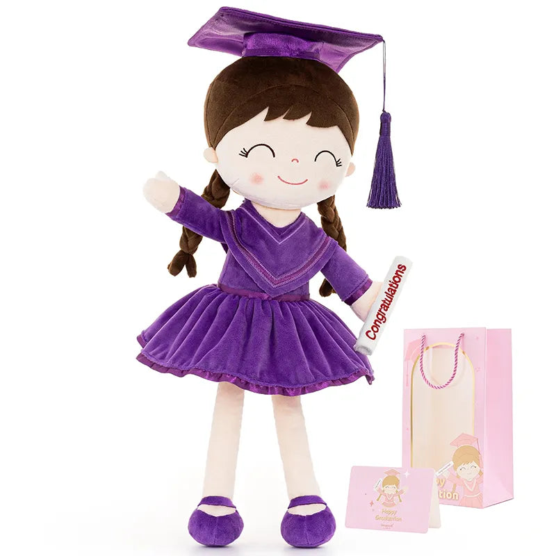 🎓Class of 2026 Graduation Doll – 16” Soft Plush Keepsake Gift with Gift Bag