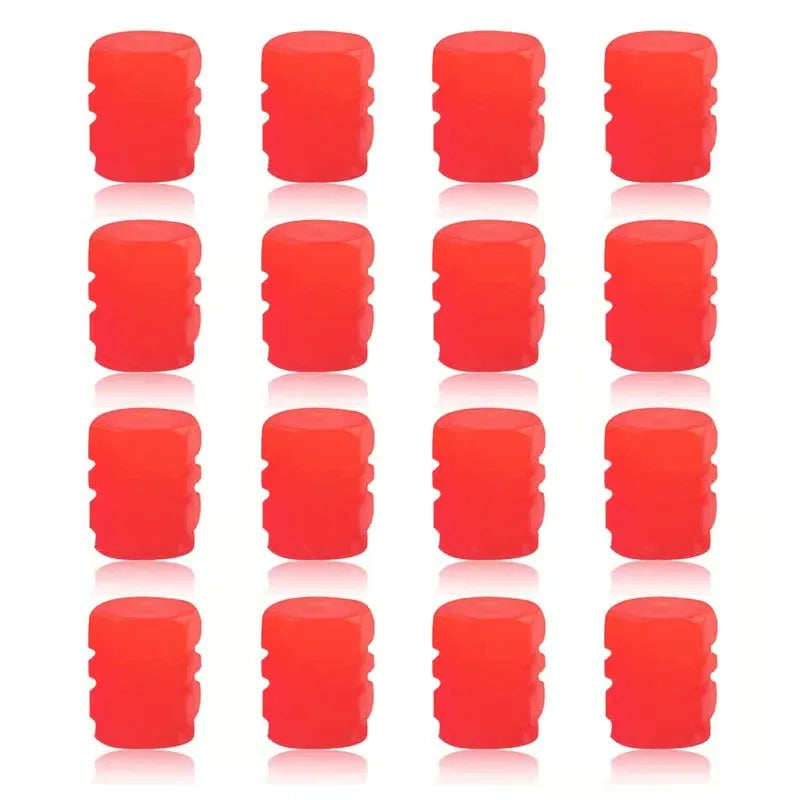 Universal Fluorescent Tire Valve Caps (4 PCS/Set)