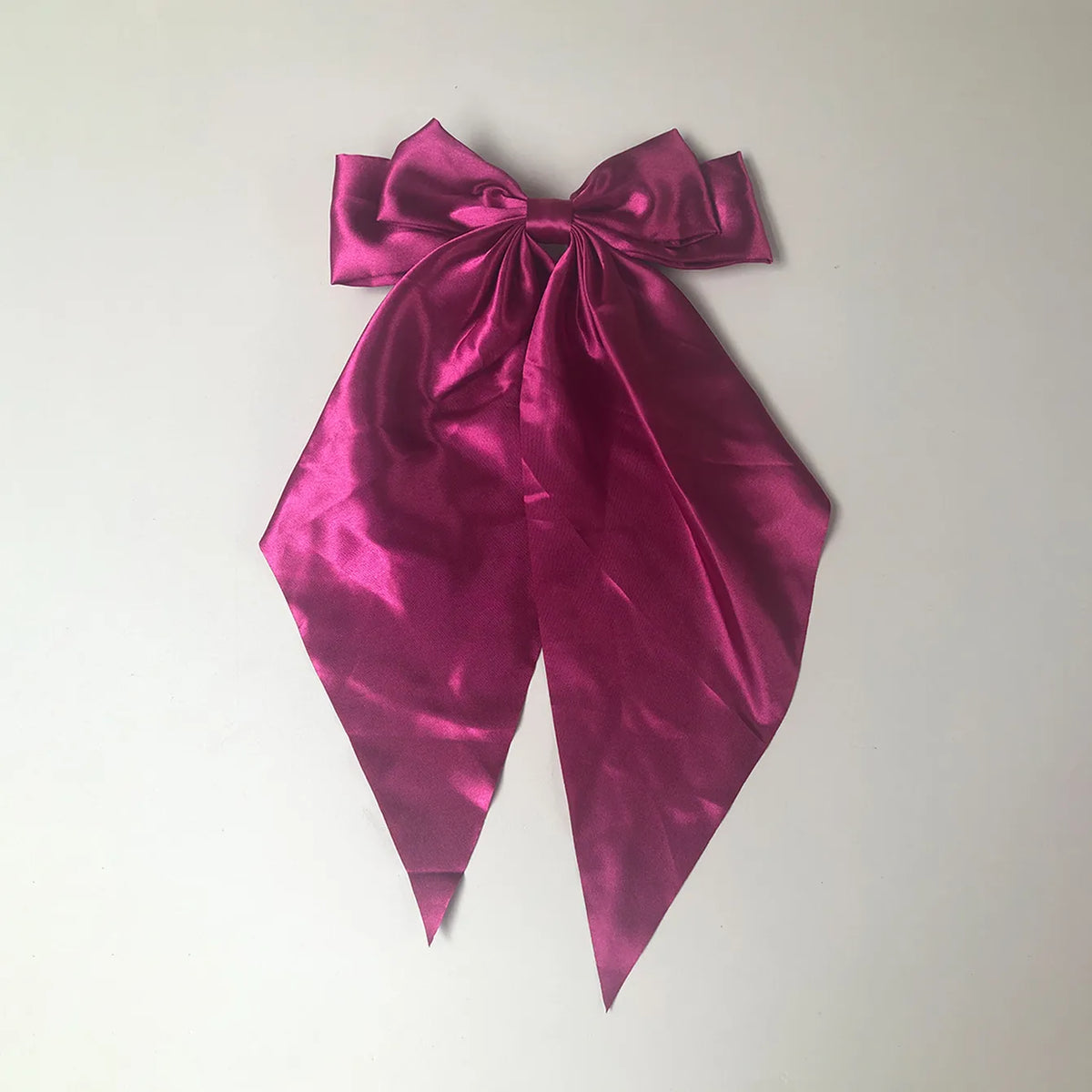 💥Flash Sale🔥Large Bow Hair Clip for Women – Wedding & Everyday Ponytail Accessory with Long Tail