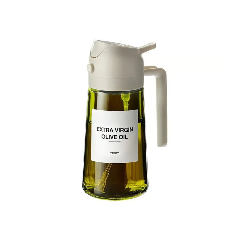 2-in-1 Glass Oil Spray and Pour Bottle