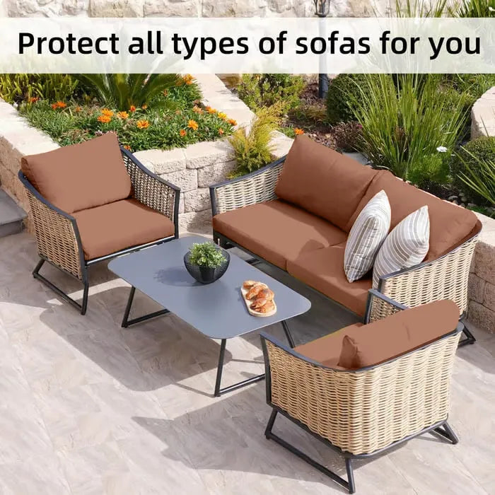 Stretch Sofa Cushion Covers Set (4 / 8 / 12/ 16 PCS)